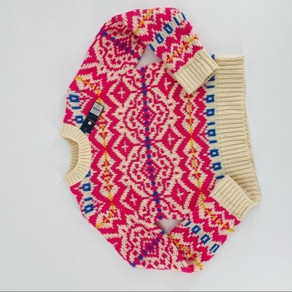 NWT Gap Kids Lambswool Colorful Sweater sz M (7-8) - Picture 1 of 8